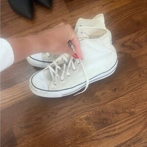 Converse Off-White High-Top Sneakers